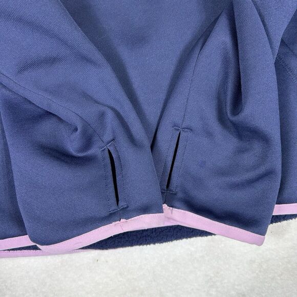 Under Armour Storm Cold Gear Pullover Sweatshirt XL Fleece Funnel Neck Navy Blue - Picture 11 of 15